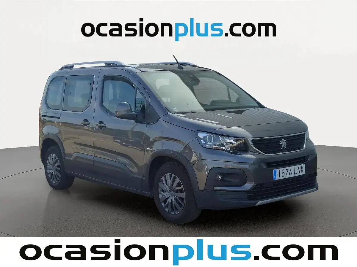Usado Peugeot Rifter Allure 110 CV (80 kW) 2021 Gris Monovolumen
