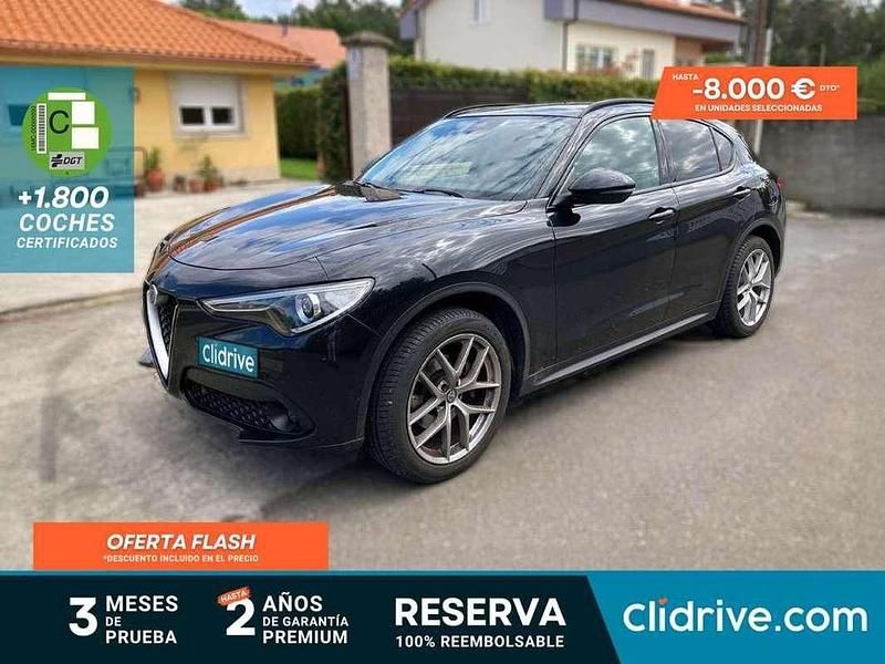 Negro Usado 2019 Alfa Romeo Stelvio Executive SUV | 21.190 € (Buen precio) - Imagen 1/4