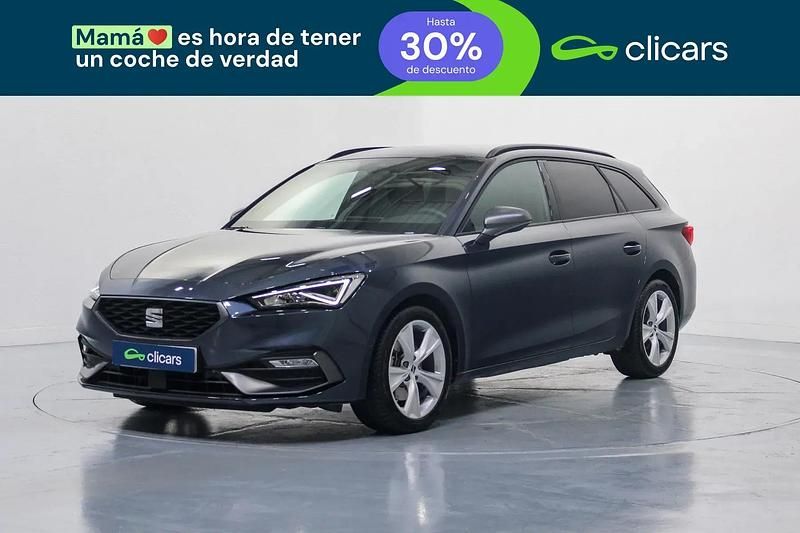 Usado Seat Leon FR 130 CV (95 kW) 2023 Azul Familiar