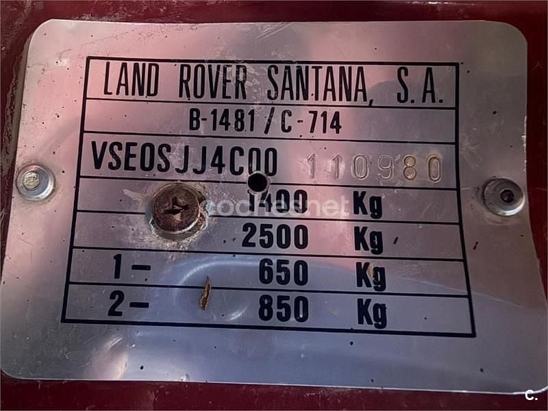 Usado Suzuki Samurai 64 CV (47 kW) 1992 Granate SUV