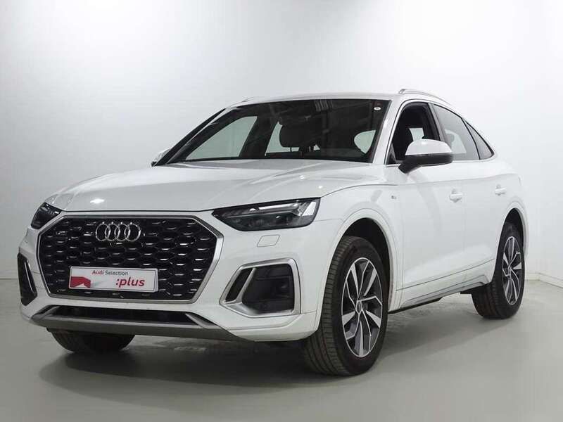 Blanco Usado 2021 Audi Q5 Sportback S-Line SUV | 47.200 € (Un poco caro) - Imagen 1/4