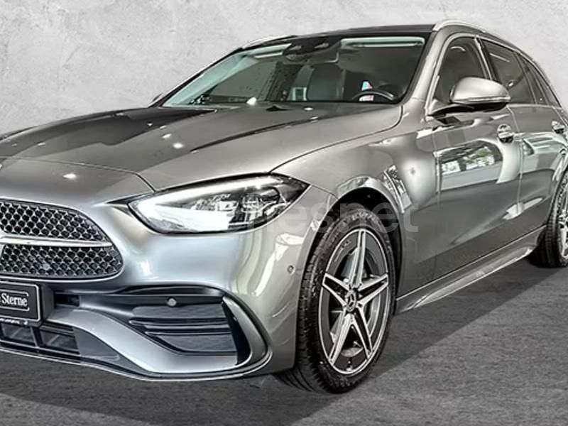 Gris / plata Usado 2023 Mercedes C300e Familiar | 39.500 € (Un poco caro) - Imagen 1/4