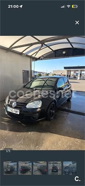 Negro Usado 2007 VW Golf Highline Berlina | 3400 € (Buen precio) - Imagen 1/4