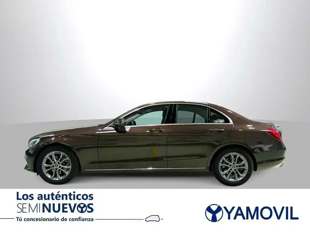 Usado Mercedes C220 170 CV (125 kW) 2018 Marrón Berlina
