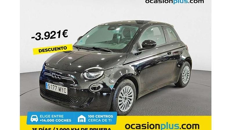 Negro Usado 2022 Fiat 500e Action Utilitario | 11.103 € (Buen precio) - Imagen 1/4