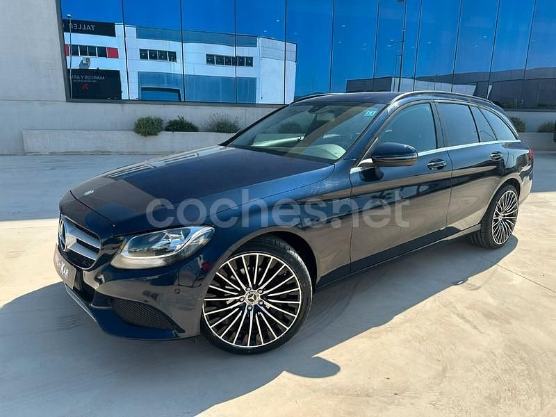 Azul Usado 2018 Mercedes C200 Familiar | 14.990 € (Precio justo) - Imagen 1/4