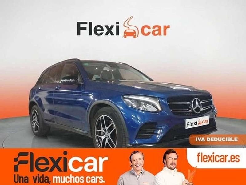 Usado Mercedes GLC220 170 CV (125 kW) 2019 Azul SUV