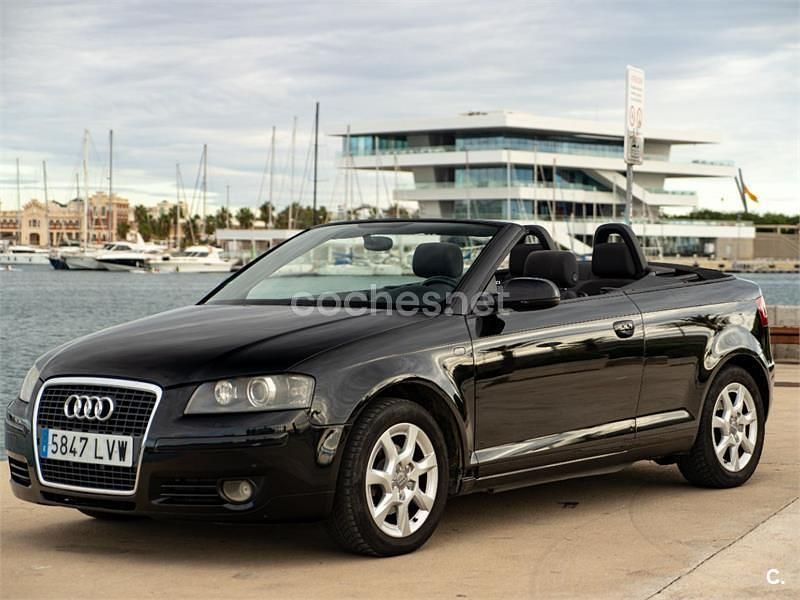 Negro Usado 2011 Audi A3 Cabriolet Ambition Descapotable | 7500 € - Imagen 1/4
