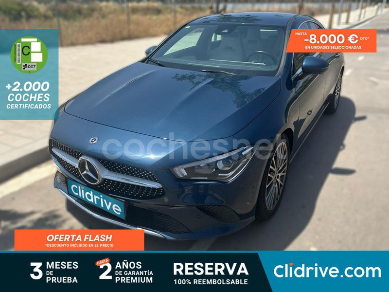 Azul Usado 2019 Mercedes CLA200 Berlina | 29.790 € (Buen precio) - Imagen 1/3