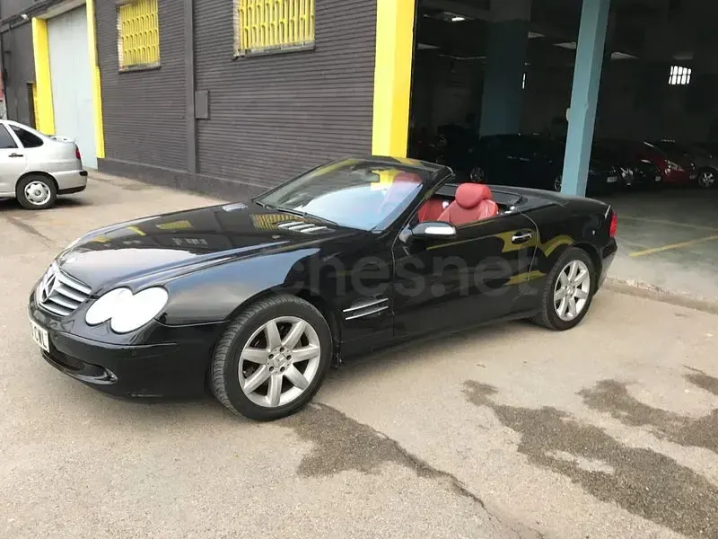 Usado Mercedes SL500 306 CV (225 kW) 2003 Negro Descapotable