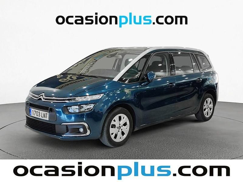 Azul Usado 2021 Citroën C4 SpaceTourer Feel Monovolumen | 15.591 € (Precio justo) - Imagen 1/4