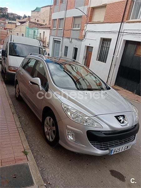 Usado Peugeot 308 SW Sport 110 CV (80 kW) 2010 Gris / plata Familiar