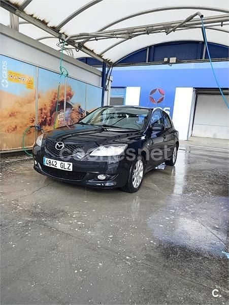 Negro Usado 2008 Mazda 3 Active Berlina | 3700 € (Buen precio) - Imagen 1/4