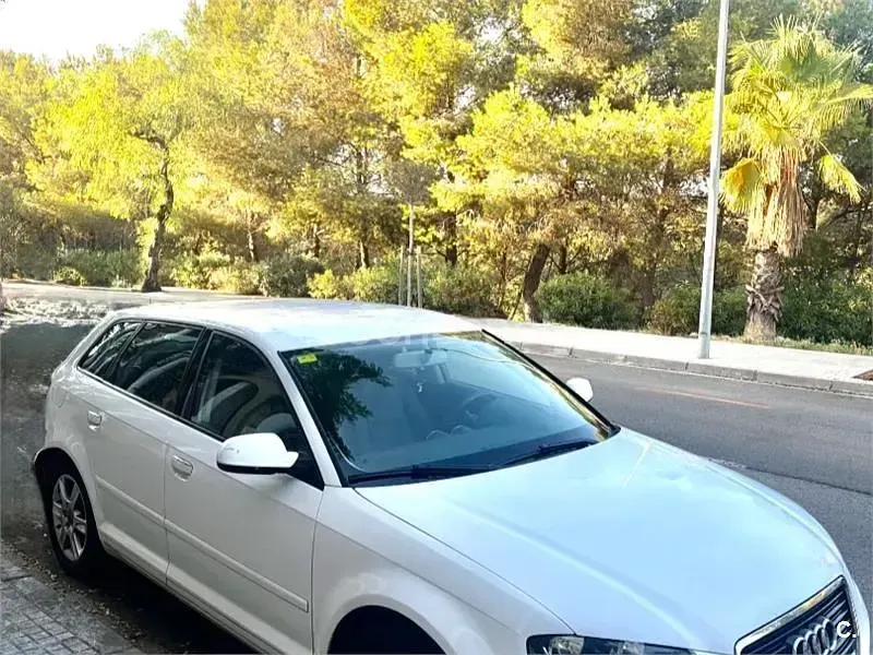 Usado Audi A3 Attraction 105 CV (77 kW) 2010 Blanco Utilitario