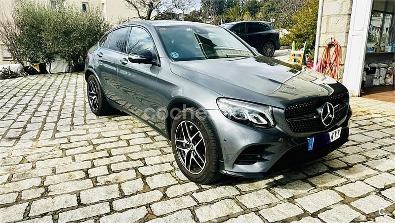Usado Mercedes GLC250 211 CV (155 kW) 2019 Gris / plata Coupe
