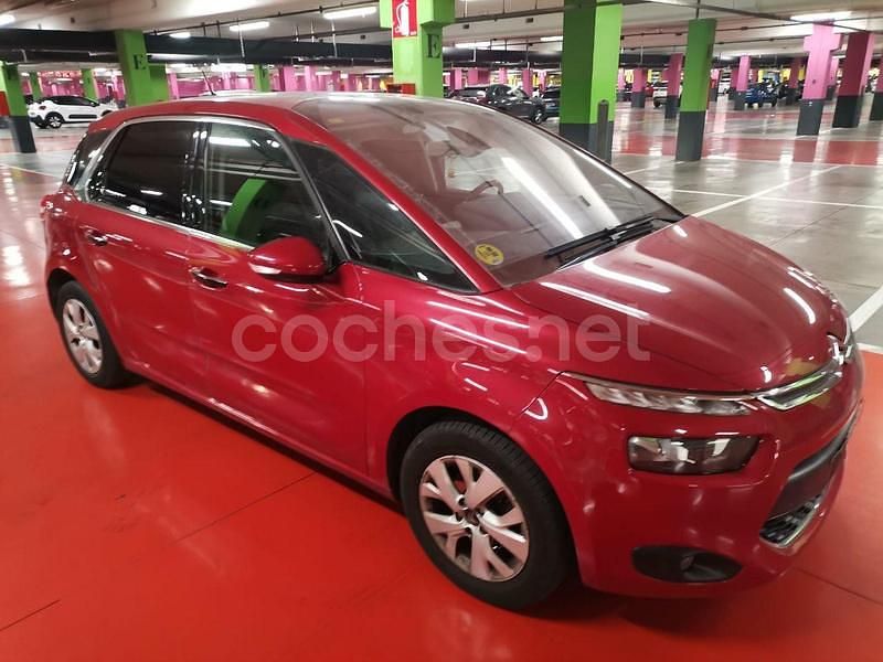 Rojo Usado 2015 Citroën C4 Picasso Intensive Monovolumen | 8490 € (Buen precio) - Imagen 1/4