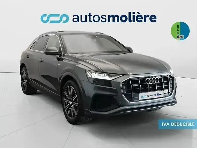 Usado Audi Q8 S-Line 286 CV (210 kW) 2022 Gris / plata SUV