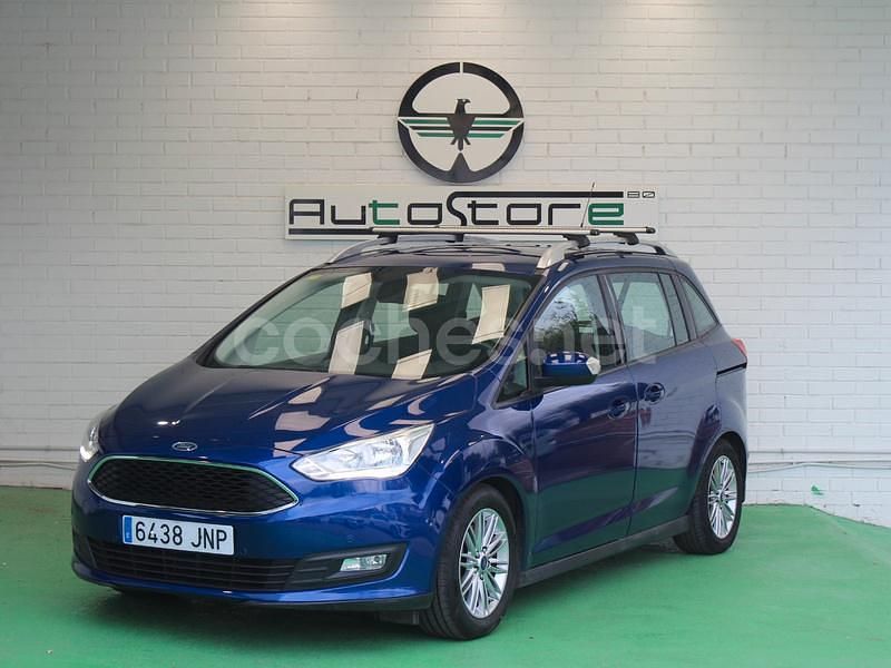 Azul Usado 2016 Ford Grand C-Max Trend Monovolumen | 10.990 € (Precio justo) - Imagen 1/4
