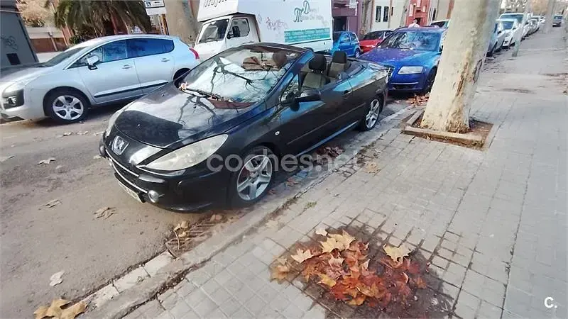 Usado Peugeot 307 CC 136 CV (100 kW) 2006 Negro Descapotable