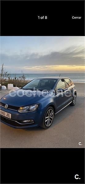 Usado VW Polo Advance 105 CV (77 kW) 2010 Azul Berlina