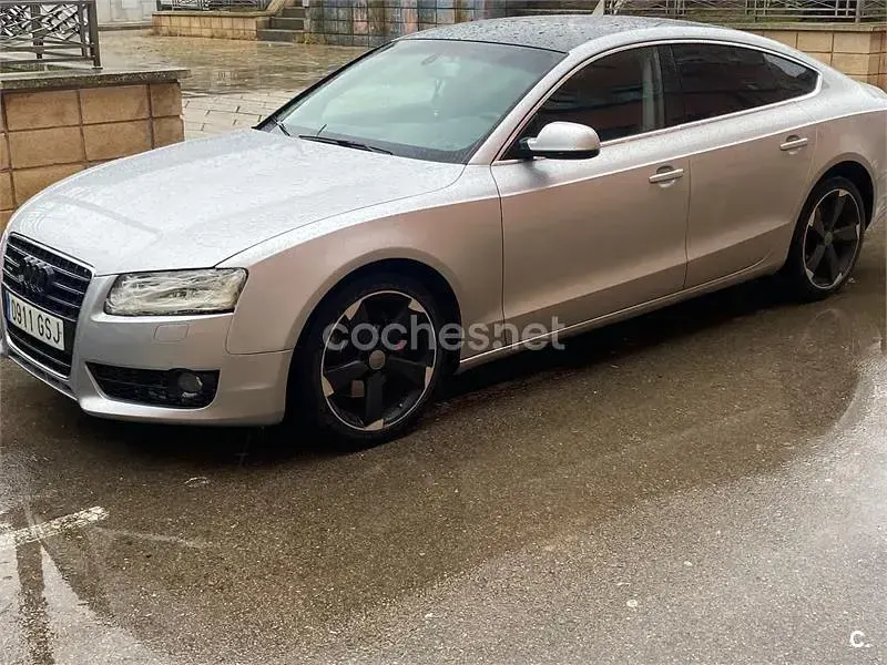 Usado Audi A5 Sportback 143 CV (105 kW) 2009 Gris / plata Utilitario