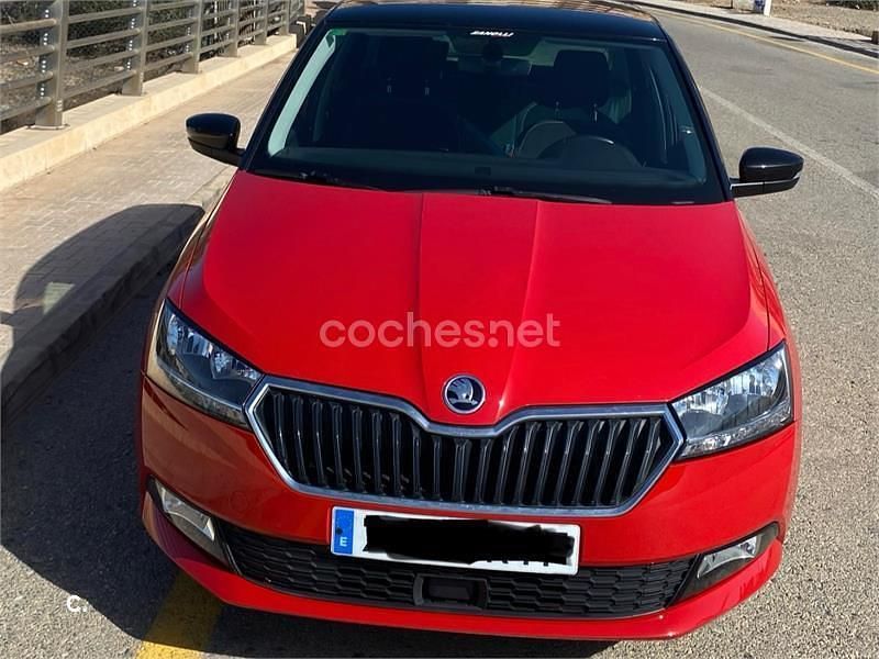 Brugt Skoda Fabia 95 HK (69 kW) 2019 Rød Sedan