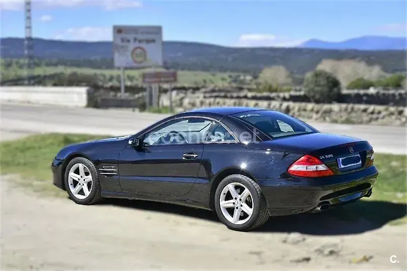Occasion Mercedes SL500 306 PK (225 kW) 2007 Zwart Cabriolet