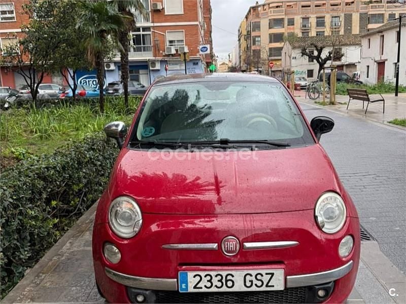 Usado Fiat 500 Lounge 69 CV (50 kW) 2010 Rojo Berlina