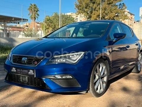 Azul Usado 2019 Seat Leon FR Berlina | 14.999 € (Precio justo) - Imagen 1/4