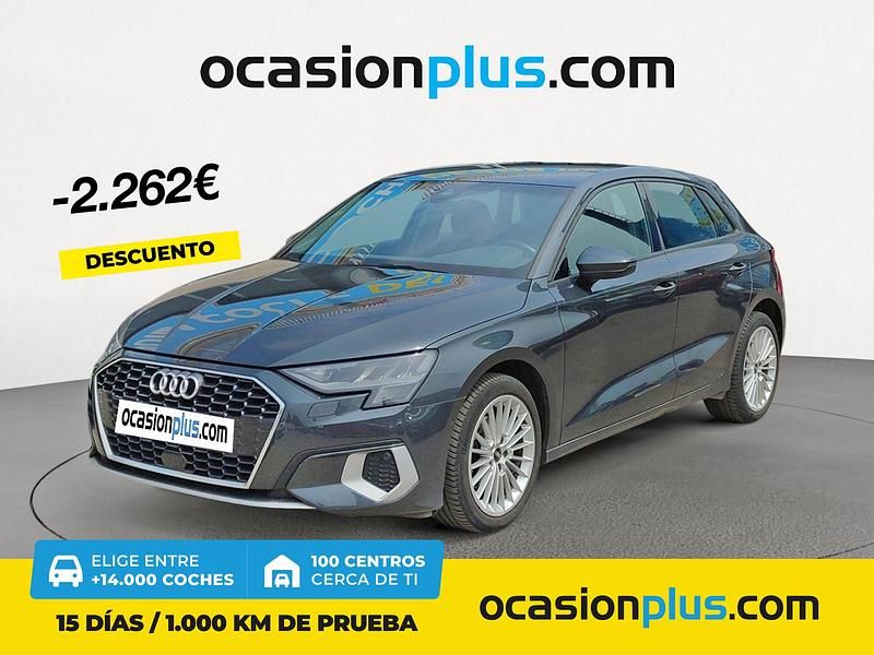 Gris Usado 2022 Audi A3 Advanced Plus | 24.290 € (Precio justo) - Imagen 1/4