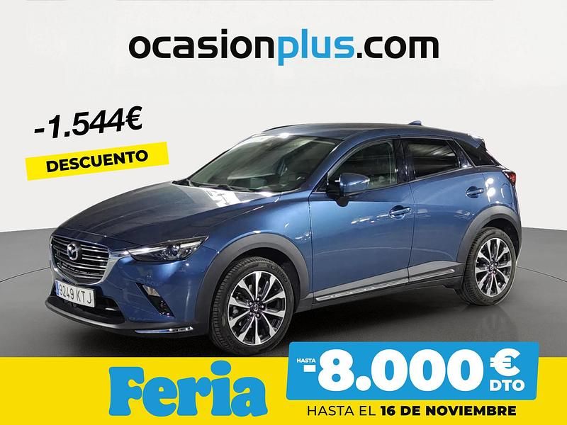 Azul Usado 2019 Mazda CX-3 SUV | 16.990 € (Precio justo) - Imagen 1/4