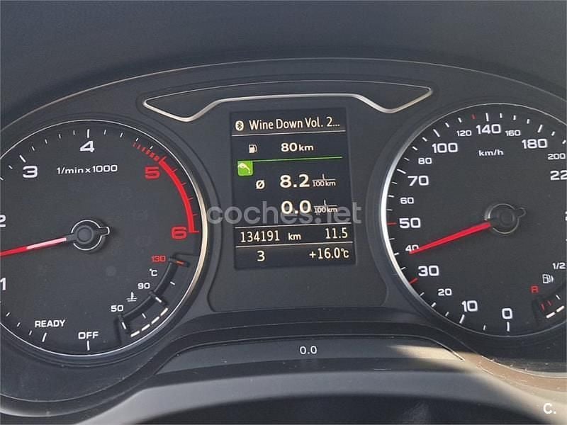 Usado Audi A3 110 CV (80 kW) 2015 Blanco Berlina