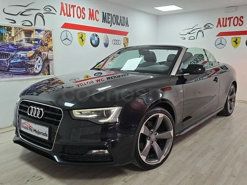 Usado Audi A5 Cabriolet Advanced 170 CV (125 kW) 2014 Negro Descapotable
