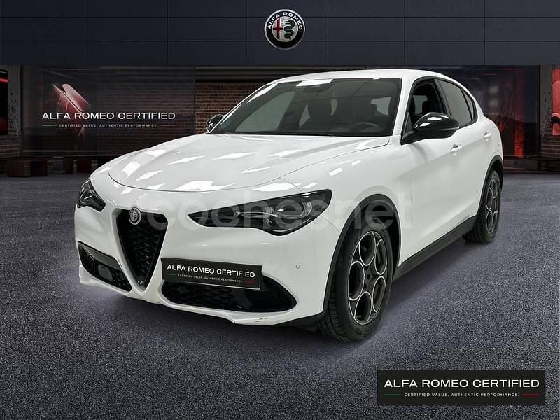 Blanco Usado 2023 Alfa Romeo Stelvio Sprint SUV | 28.900 € (Precio justo) - Imagen 1/4
