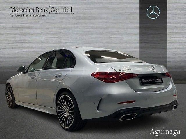 Usado Mercedes C220 AMG line 200 CV (147 kW) 2024 Plata hightech