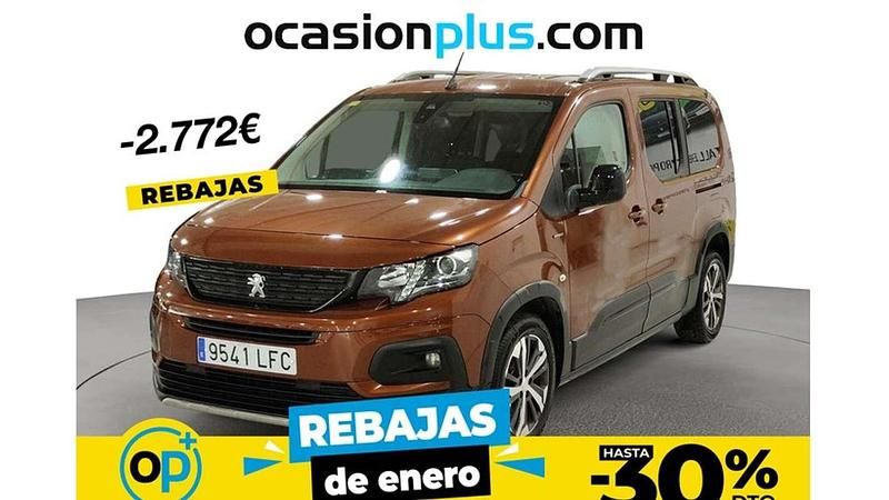 Marrón Usado 2020 Peugeot Rifter GT-line Monovolumen | 16.356 € (Buen precio) - Imagen 1/3