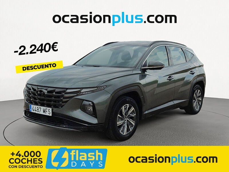 Verde Usado 2023 Hyundai Tucson SUV | 23.450 € (Precio justo) - Imagen 1/4