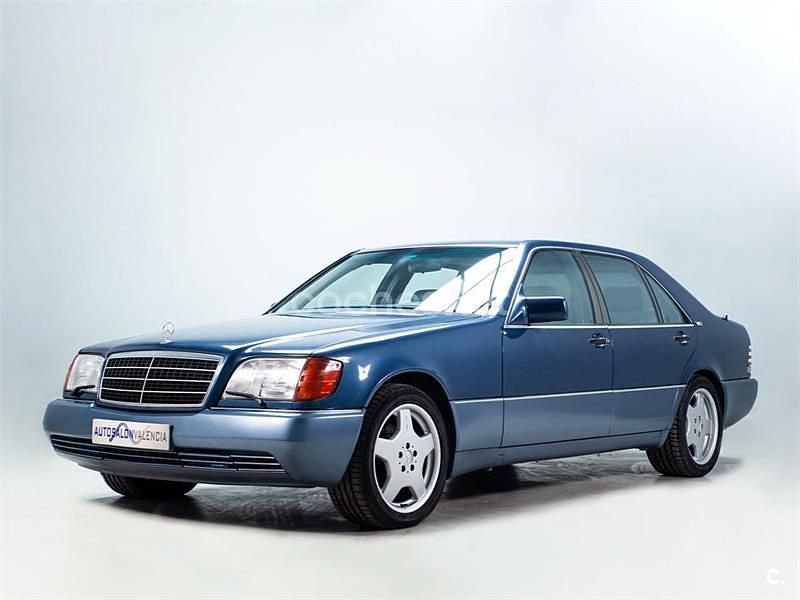 Usado Mercedes S600 394 CV (289 kW) 1993 Azul Berlina