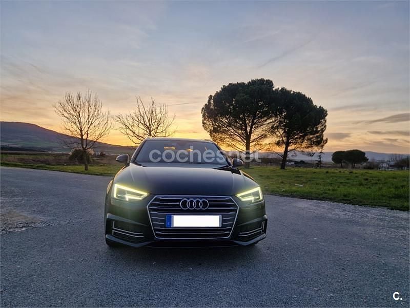Usado Audi A4 S-Line 150 CV (110 kW) 2018 Negro Familiar