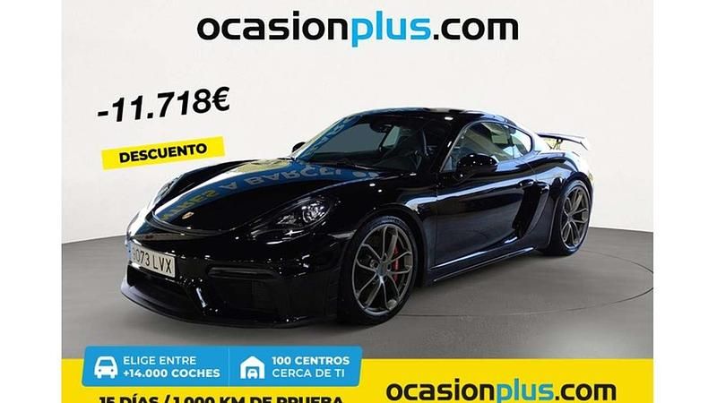 Negro Usado 2022 Porsche Cayman GT4 Coupe | 110.819 € (Super precio) - Imagen 1/4