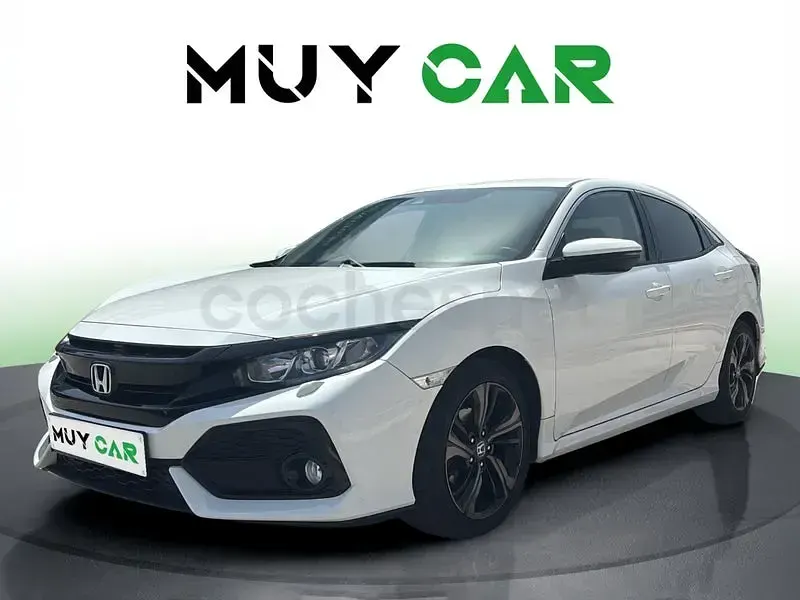 Usado Honda Civic Elegance 129 CV (94 kW) 2019 Blanco Berlina