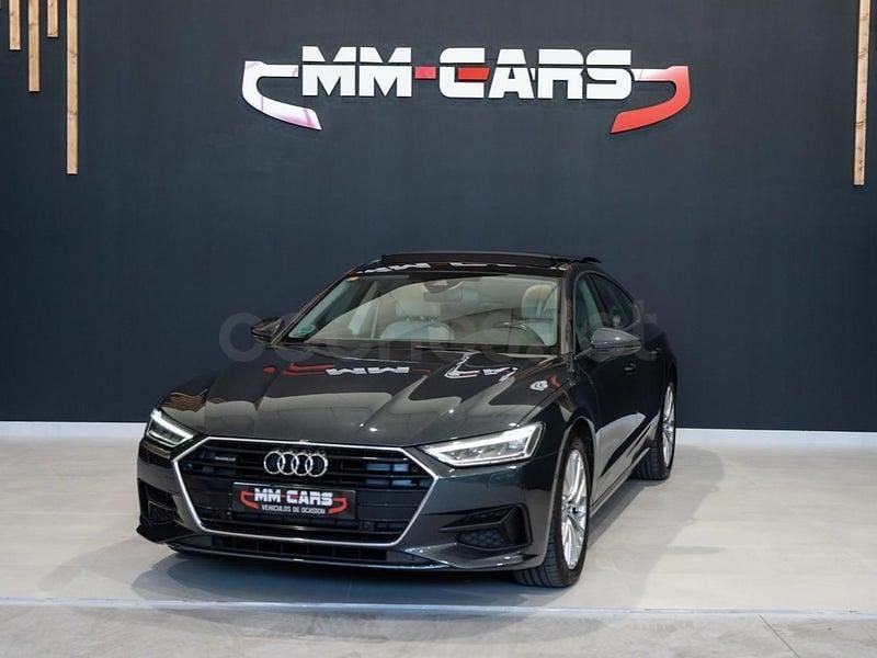 Usado Audi A7 204 CV (150 kW) 2019 Azul Berlina