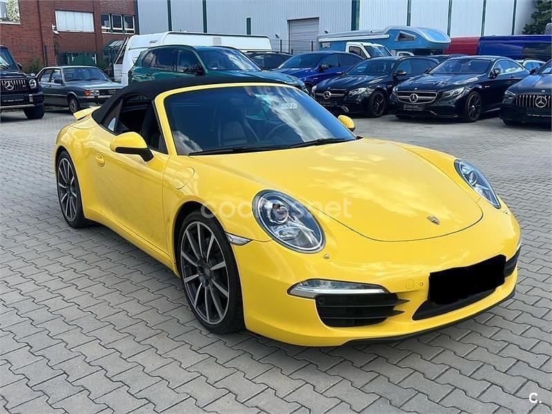 Usado Porsche 911 Carrera Cabriolet 350 CV (257 kW) 2012 Amarillo Descapotable