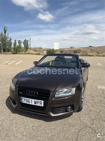 Marrón Usado 2010 Audi A5 Cabriolet S-Line Descapotable | 15.500 € (Un poco caro) - Imagen 1/4