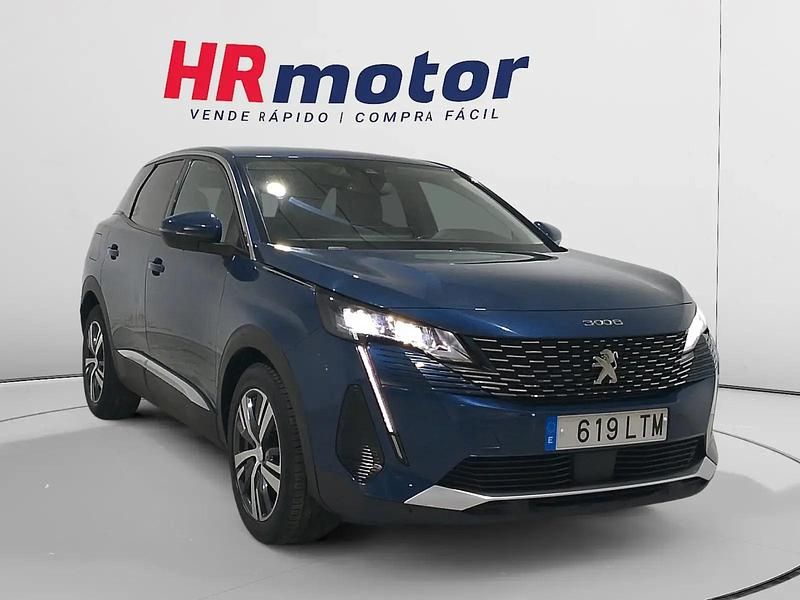 Azul Usado 2021 Peugeot 3008 Allure SUV | 15.100 € (Precio justo) - Imagen 1/4