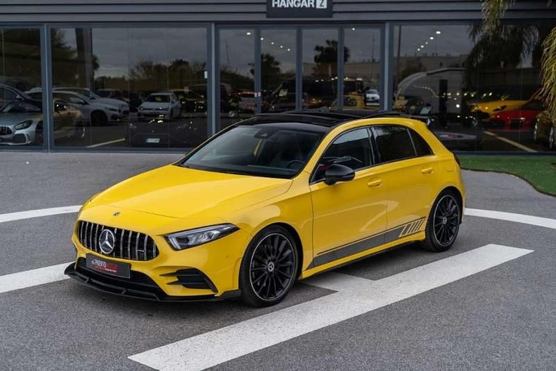 Usado Mercedes A220 190 CV (139 kW) 2019 Amarillo Utilitario