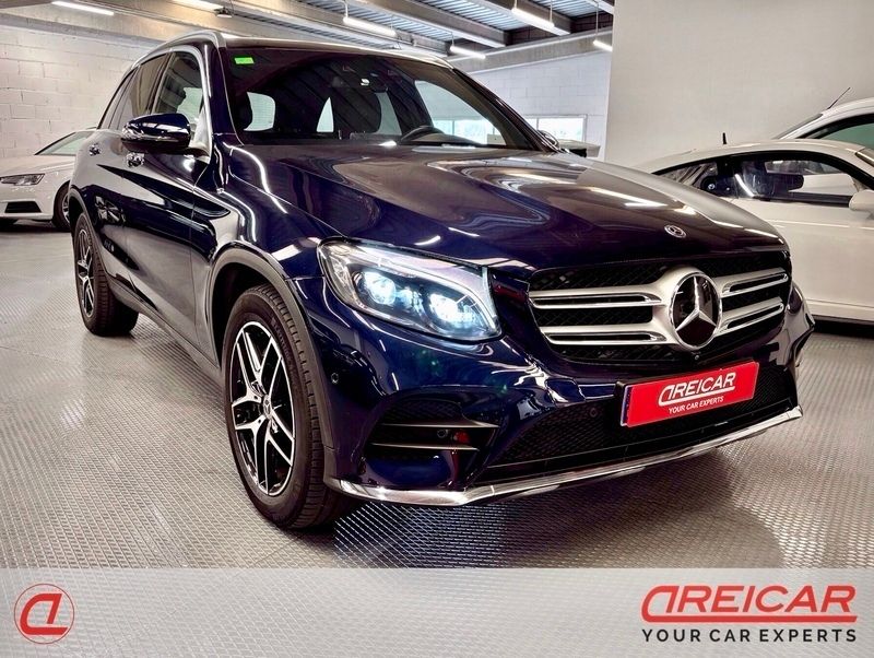 Azul cavansita Usado 2018 Mercedes GLC250 AMG SUV | 36.490 € (Precio justo) - Imagen 1/4