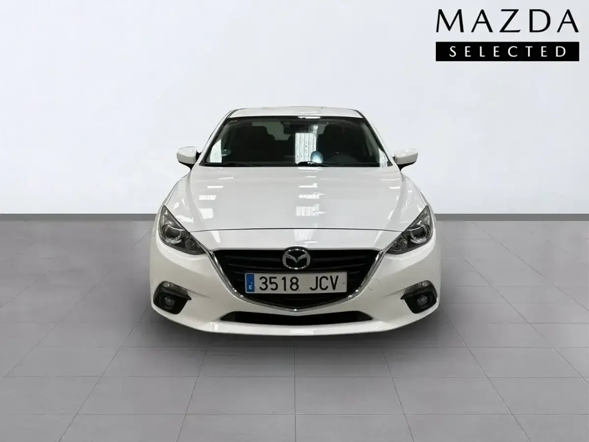 Usado Mazda 3 Style 100 CV (73 kW) 2015 Blanco Berlina