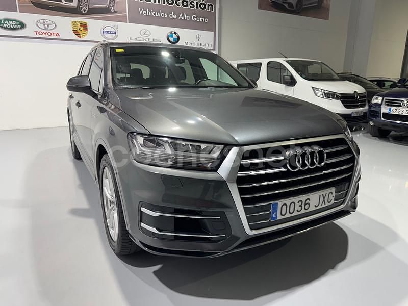 Begagnad Audi Q7 S-Line 272 HK (200 kW) 2017 Grå SUV