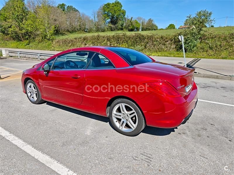 Rojo Usado 2009 Peugeot 308 CC Sport Descapotable | 7500 € (Precio justo) - Imagen 1/4